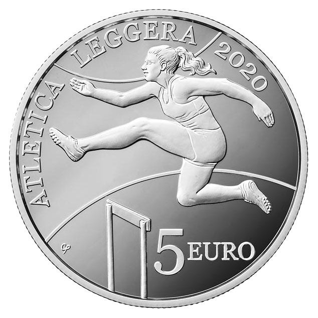 San Marino 5 Euro „Atletismo” 2020