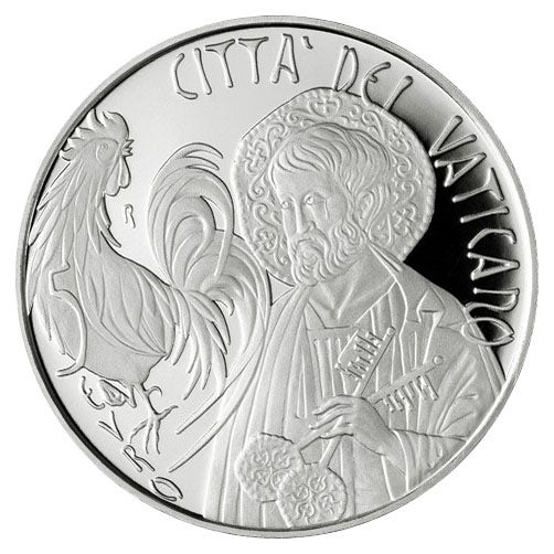 Vatican 5 euro „Petru” 2022