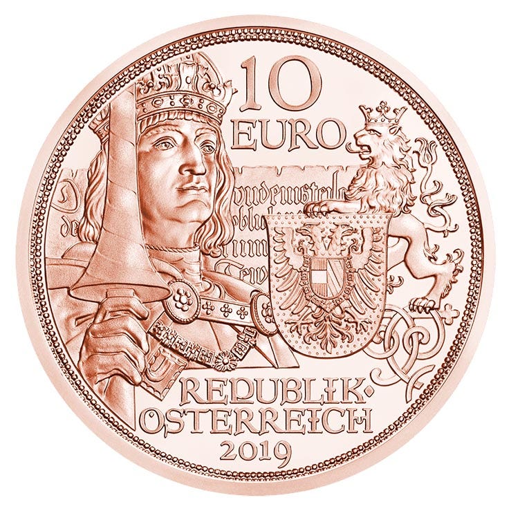 HM Oostenrijk 10€ „Ridderlijkheid” 2019