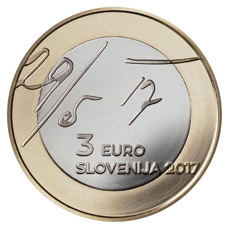 Slovenia 3 euro „Manifestul mai” 2017