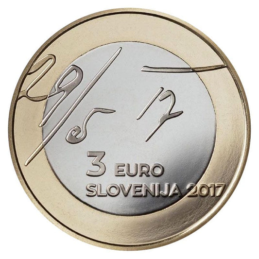 Slovenia 3 euro „Manifestul mai” 2017