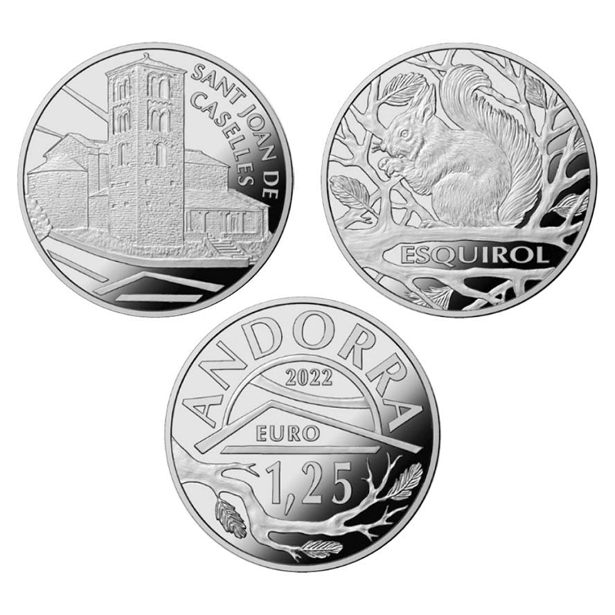 Andorra 2 x 1,25 Euro 2022