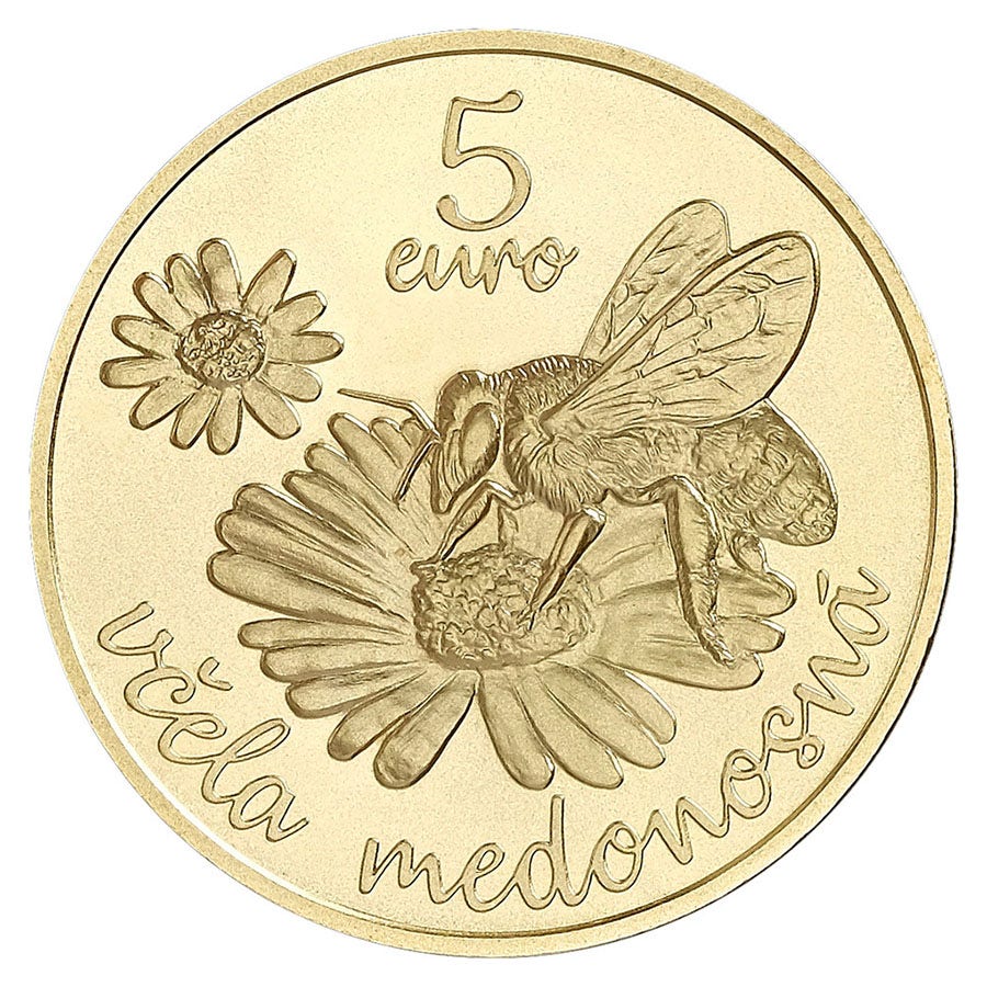 Slovacia 5 euro „Honey Bee” 2021