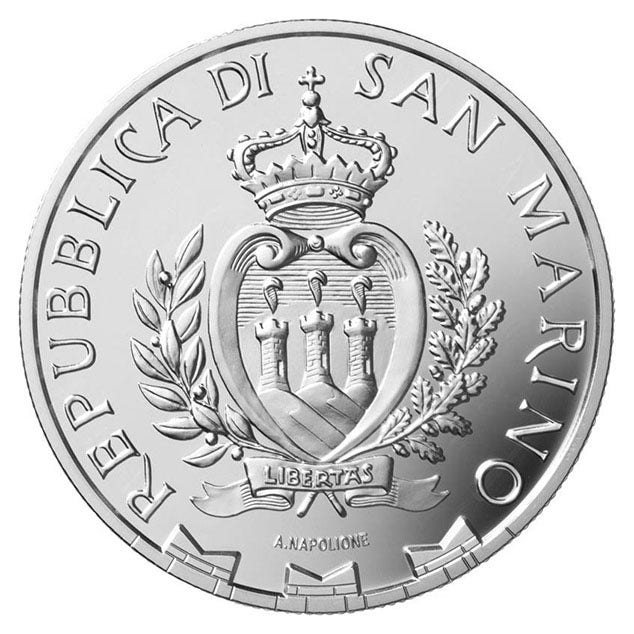 San Marino 5 Euro „Atletismo” 2020