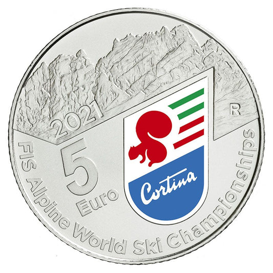 Italia 5 euro „Ski alpin” 2021