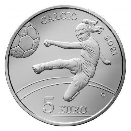 San Marino 5 Euro „Fotbal” 2021