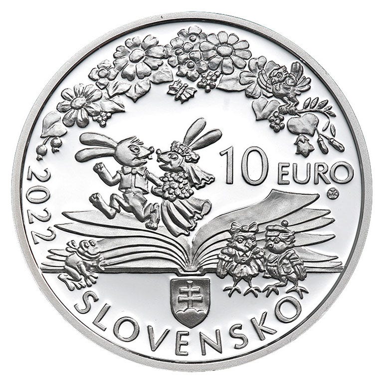 Slovacia 10 euro "Ludmila" 2022