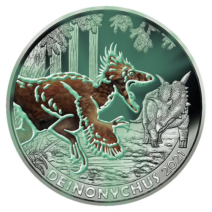 Austria 3 euro "Deinonychus" 2021