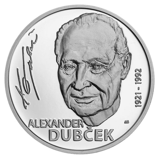 Slovacia 10 Euro "Dubček" 2021 Dovadă