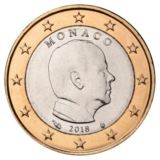 HM Monaco 1 Euro 2018 UNC