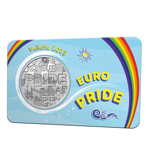 Malta 2 ½ Euro 2023 „EuroPride Malta” în Coincard