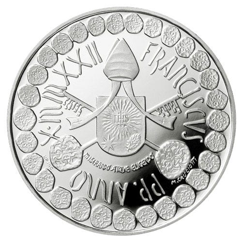 Vatican 5 euro „Petru” 2022