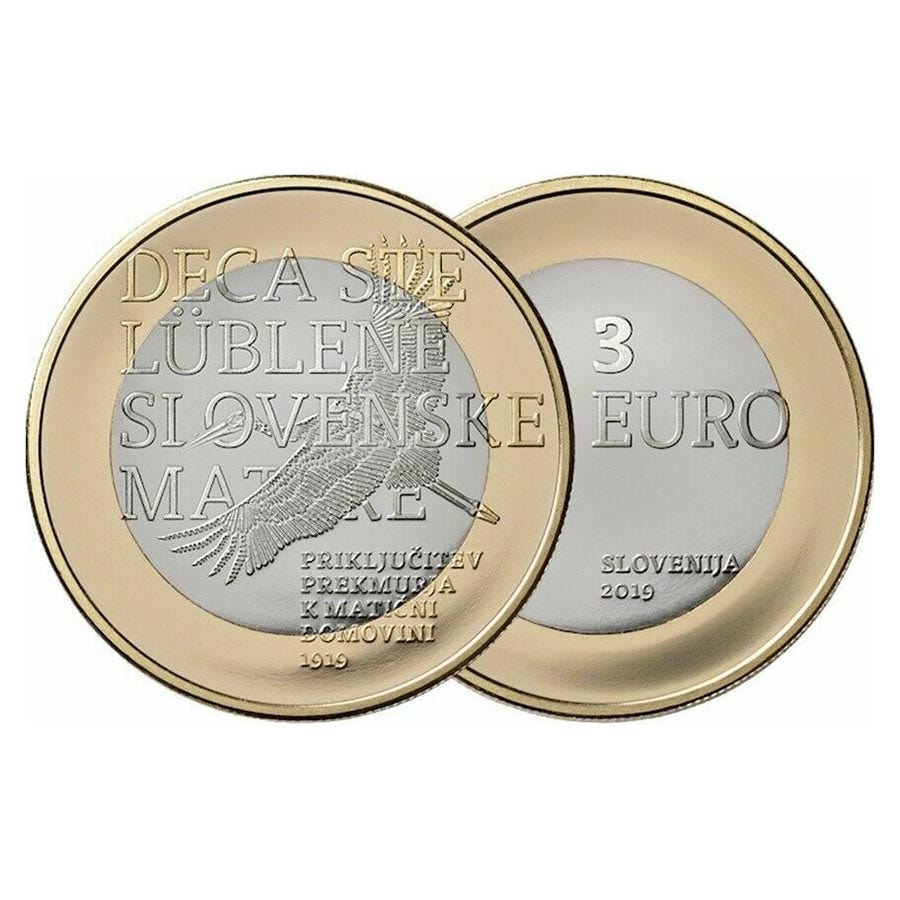 Slovenia 3 euro "Prekmurje" 2019