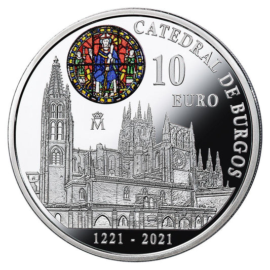 Spania 10 euro "Burgos" 2021