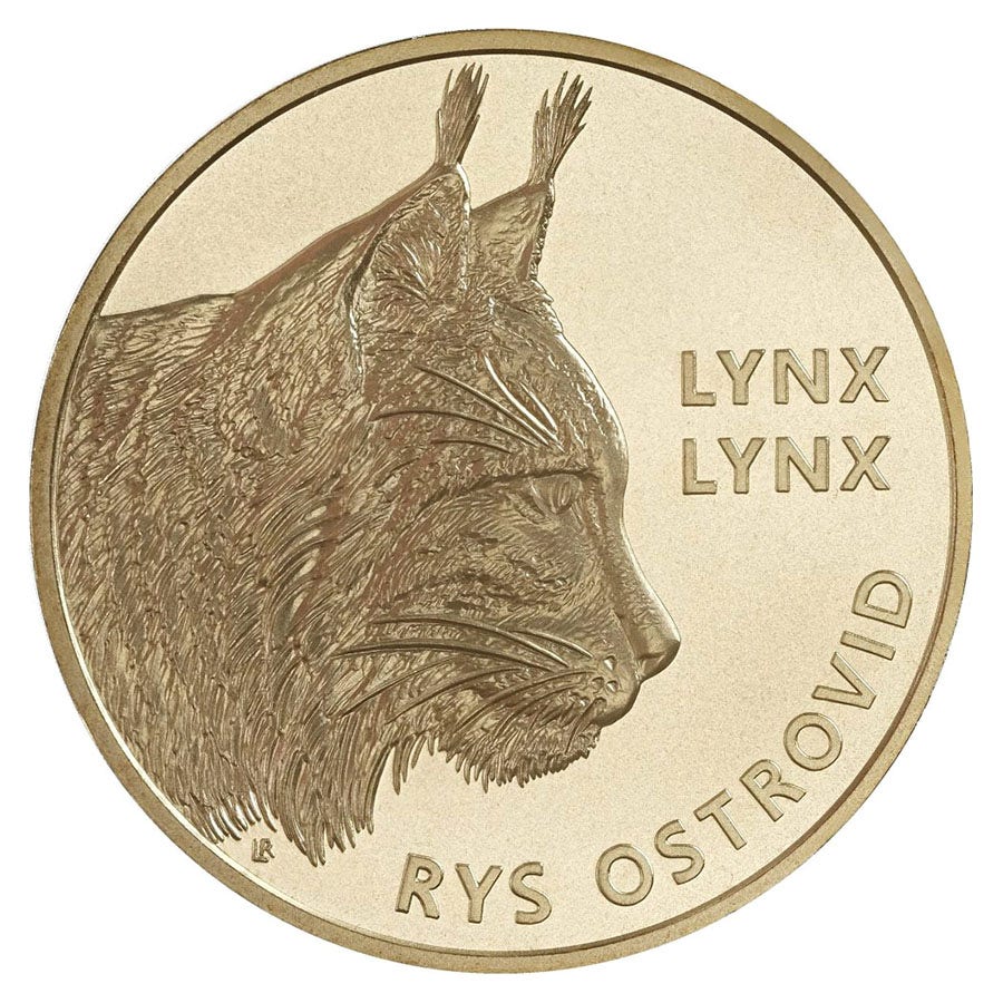 Slovacia 5 euro "Lynx" 2022