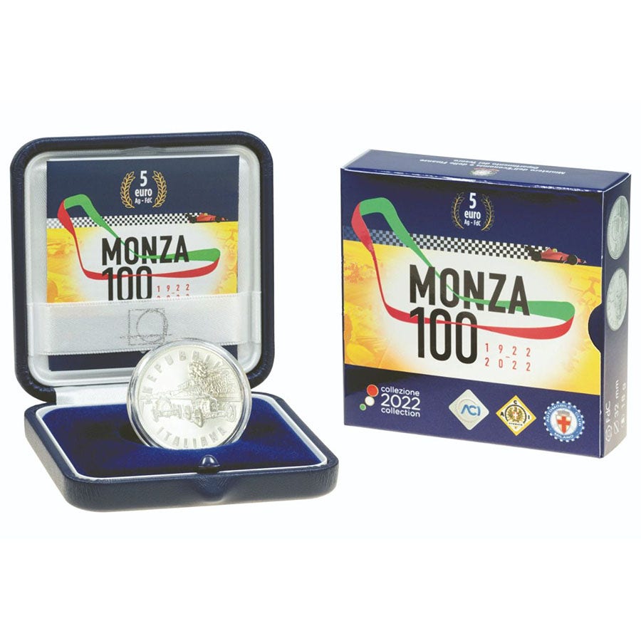 Italia 5 euro "Monza" 2022