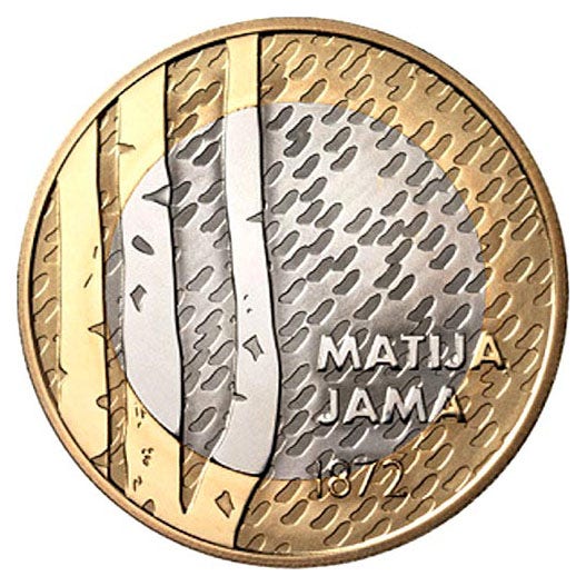 Slovenia 3 Euro "Matija Jama" 2022 Proof