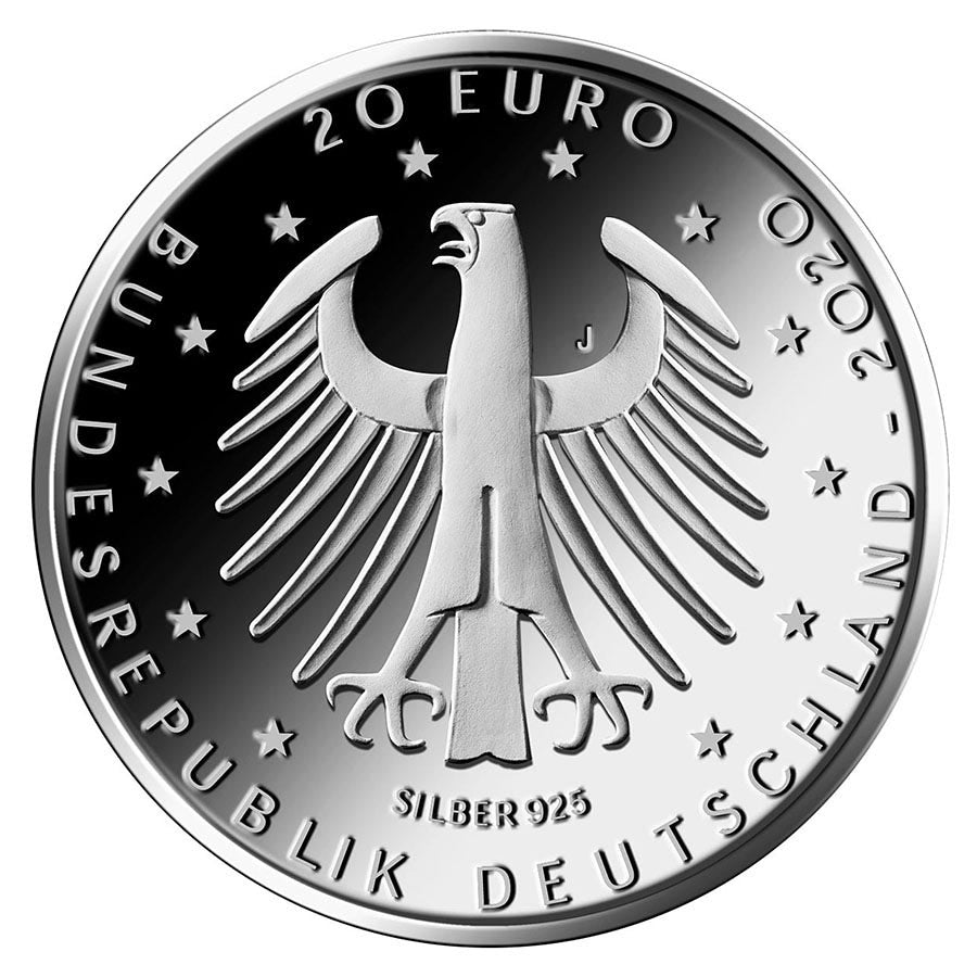 Germania 20 Euro „Campionatul European de Fotbal” 2020