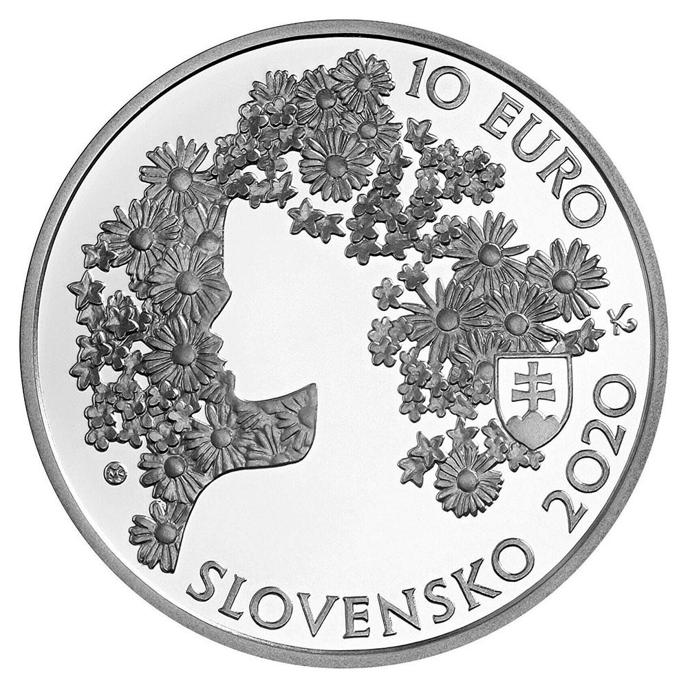 Slovacia 10 euro "Sládkovic" 2020