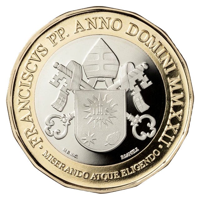 Vatican 5 euro „Benedict XV” 2022