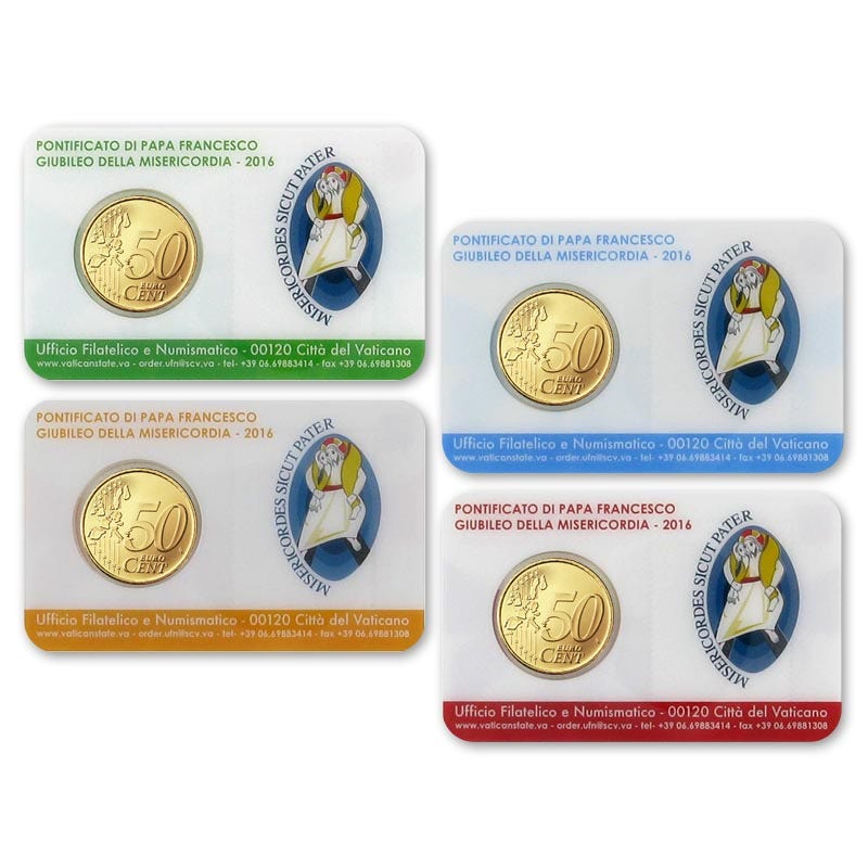 Vatican Coincard + set de timbre 2016