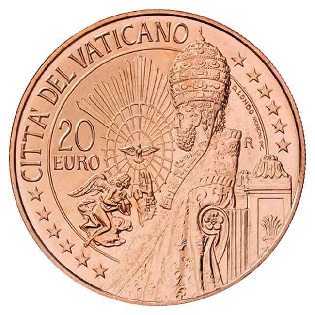 Vatican 20 euro „Sfântul Petru” 2021