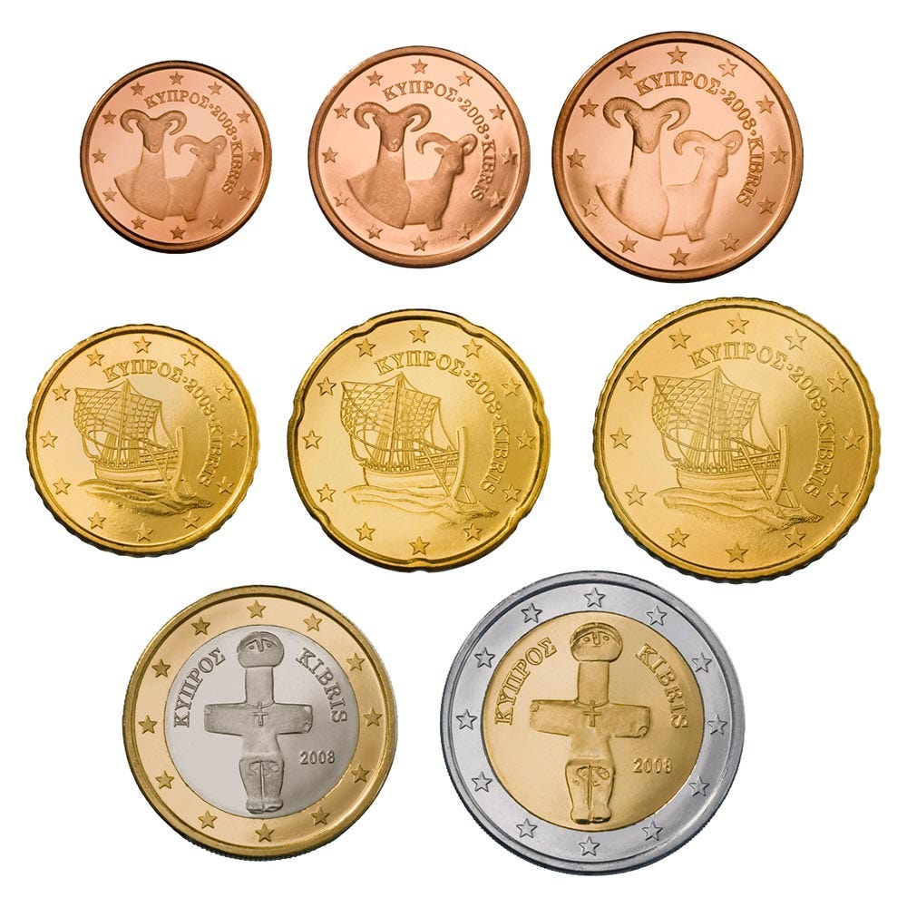 HM Cyprus UNC Set 2010