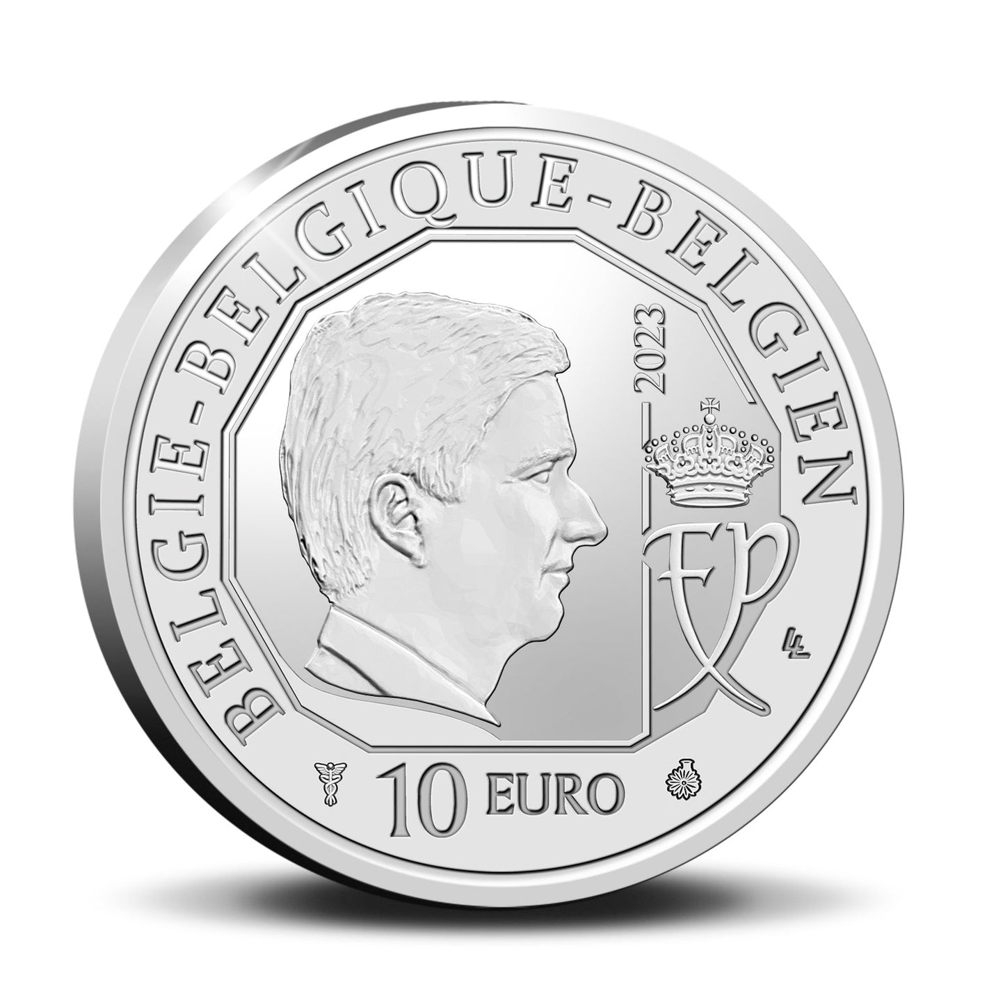 Belgia 10 euro 2023 „Orase hanseatice din Belgia” Dovadă de argint în carcasă de lux