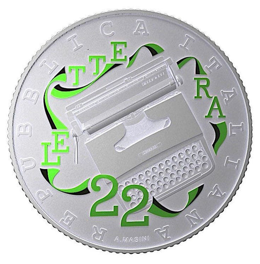 Italia 5 Euro "Olivetti" 2020 Verde