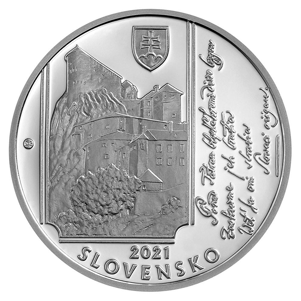 Slovacia 10 euro "Janko Matúška" 2021