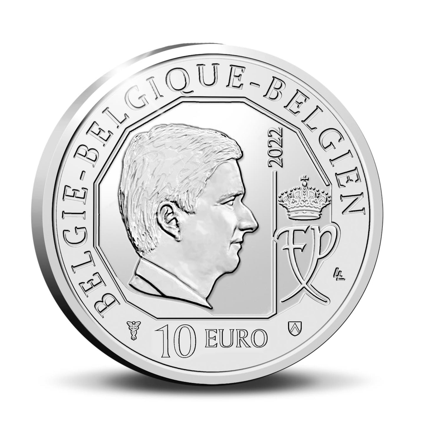 Belgia 10 euro 2022 „100 de ani din Mormântul Soldatului Necunoscut” Dovadă de argint în cutie de lux