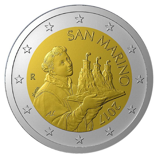 San Marino 2 Euro 2019 UNC