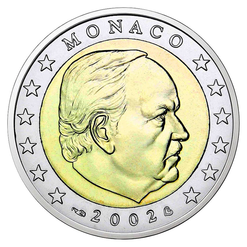 HM Monaco 2 Euro 2002 UNC