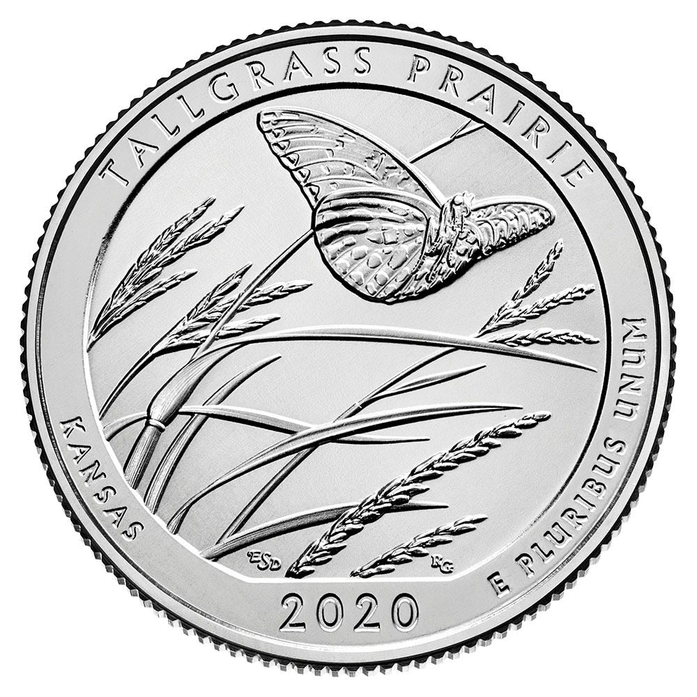 HM US Quarter „Tallgrass Prairie” 2020 p