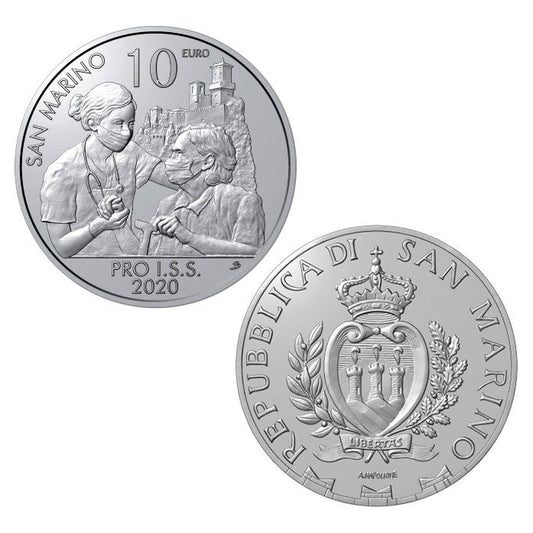 SM San Marino 10 euro "Pro I.S.S." 2020