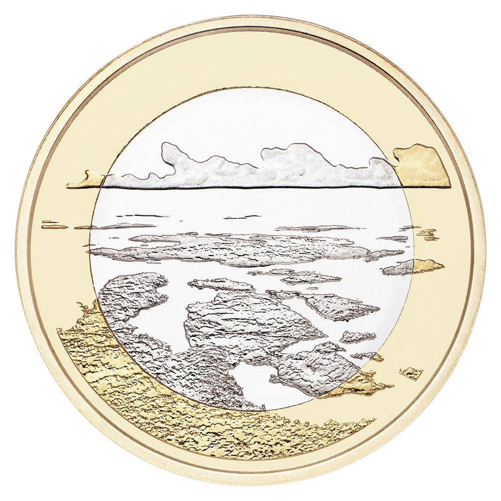 Finlanda 5 euro „Marea Arhipelagului” 2018