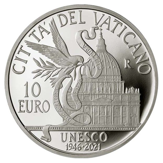 Vatican 10 euro „UNESCO” 2021