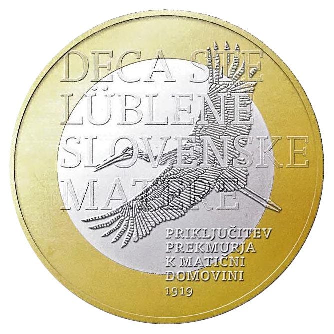 Slovenia 3 euro "Prekmurje" 2019