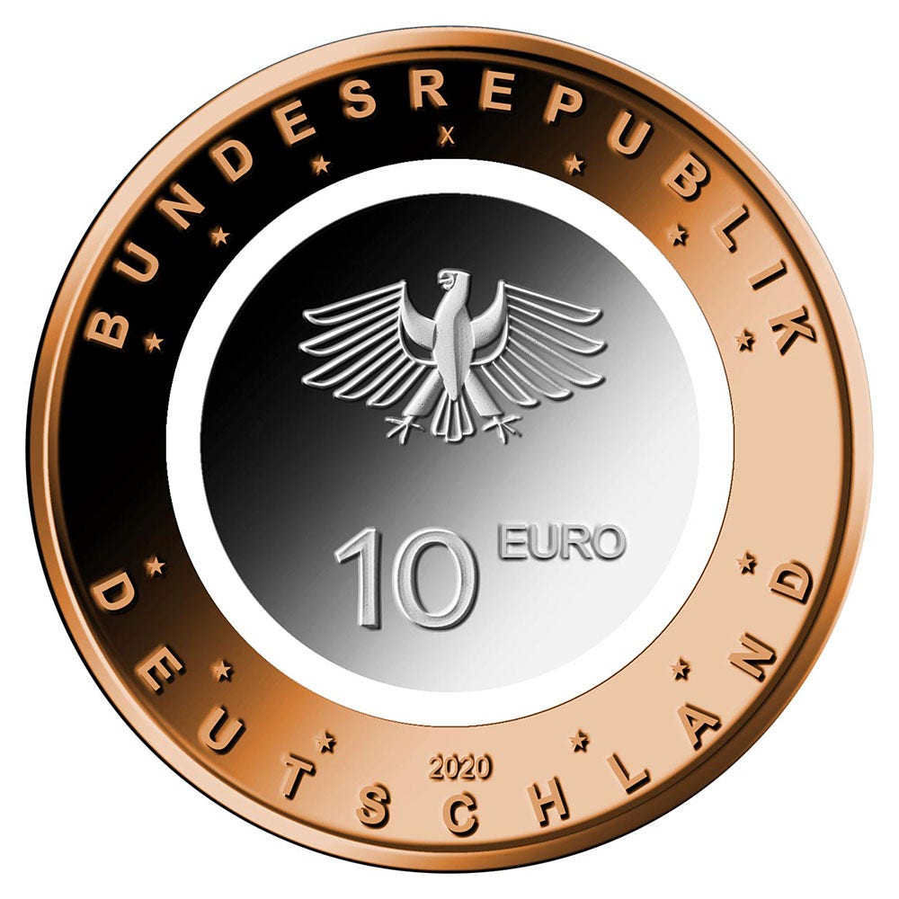 Germania 10 euro „An Land” 2020