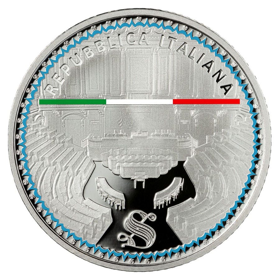 Italia 5 euro „Senat” 2023