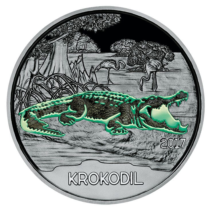 Austria 3 euro "Crocodil" 2017