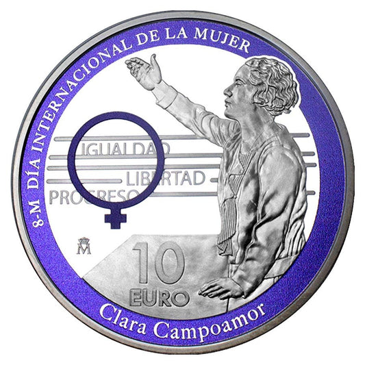 Spania 10 euro "Clara Campoamor" 2022