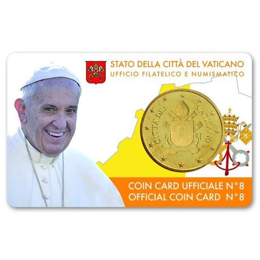 HM Vatican 50 Cent 2017 BU Coincard