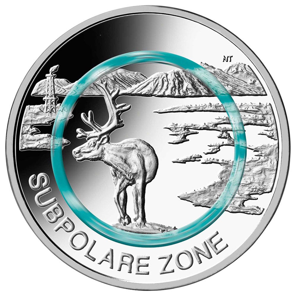 Germania 5 x 5 Euro „Zona Subpolară” 2020 Proof