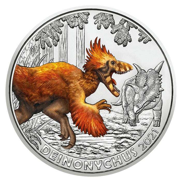 Austria 3 euro "Deinonychus" 2021