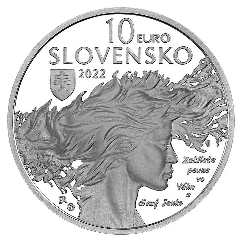 Slovacia 10 euro "Janko Král" 2022