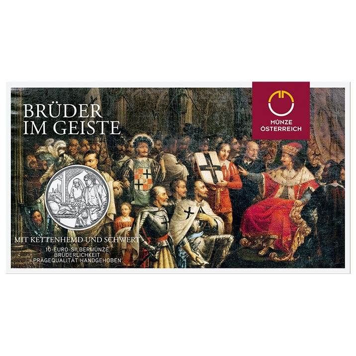 Austria 10 Euro „Frăție” 2021 Argint BU