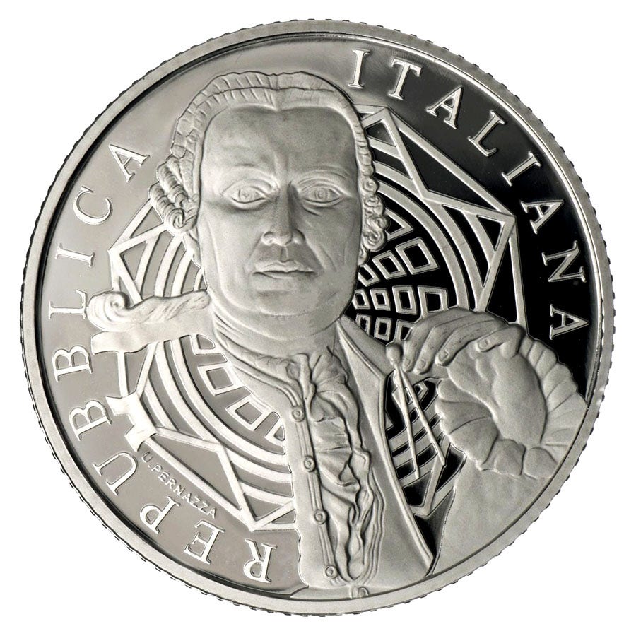 Italia 5 euro "Vanvitelli" 2023