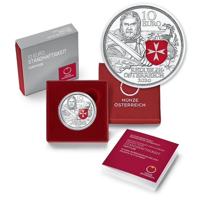 Austria 10 Euro "Fortitude" 2020 Proof