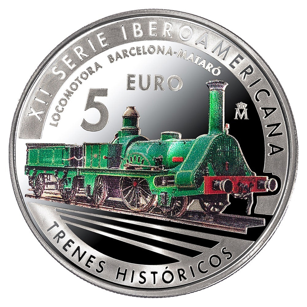 Spania 5 euro "Locomotiva Mataró" 2020